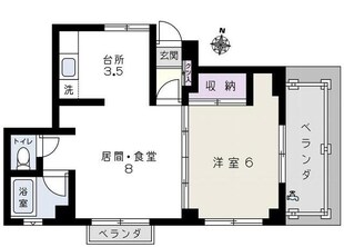 コーポ青柳の物件間取画像